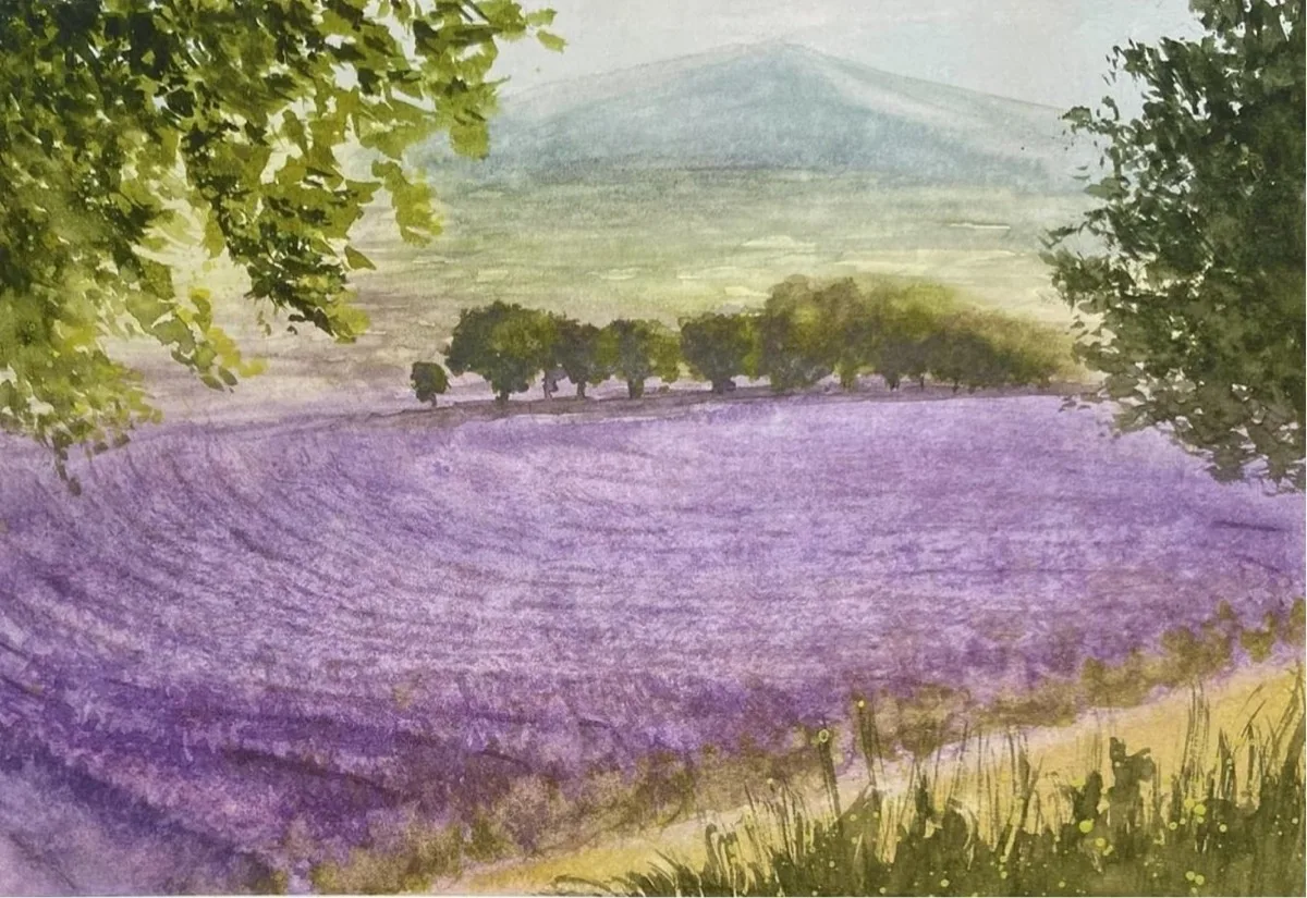 Aquarela por Heloisa Bomfim